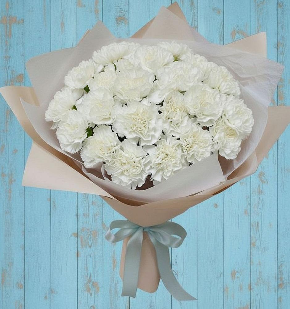 Букет цветов из: Гвоздики в Поселок имени Степана Разина