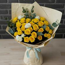 Букет цветов из:  Розы в Поселок имени Степана Разина