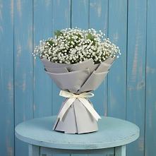 Букет цветов из:  Гипсофила в Поселок имени Степана Разина