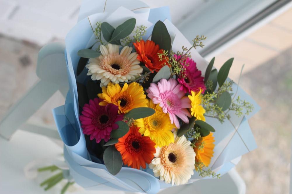 Букет цветов из: Герберы в Поселок имени Степана Разина