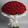 Букет 101 Красная роза Блэк Мэджик в Поселок имени Степана Разина