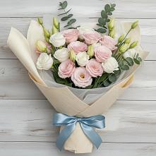 Букет цветов из:  Лизиантусы #REPLACE_PRED# Поселок имени Степана Разина