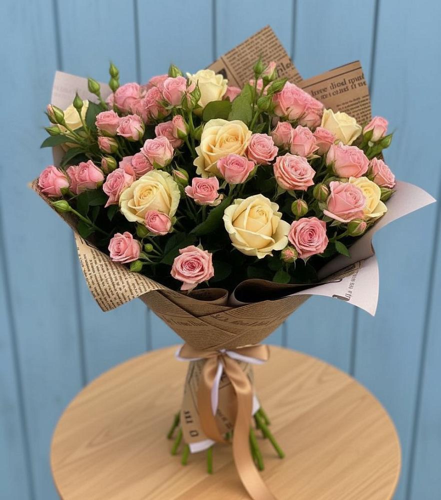 Букет цветов из: Розы в Поселок имени Степана Разина