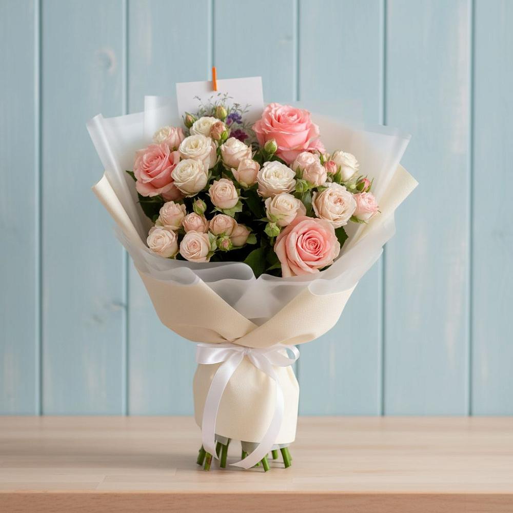 Букет цветов из: Розы в Поселок имени Степана Разина