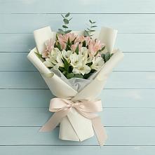 Букет цветов из:  Альстромерии в Поселок имени Степана Разина