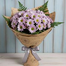 Букет цветов из:  Хризантемы в Поселок имени Степана Разина