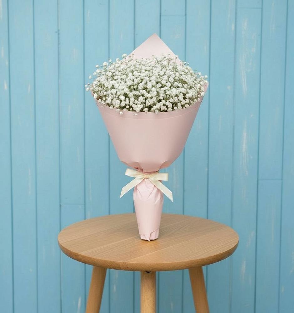 Букет цветов из: Гипсофила в Поселок имени Степана Разина