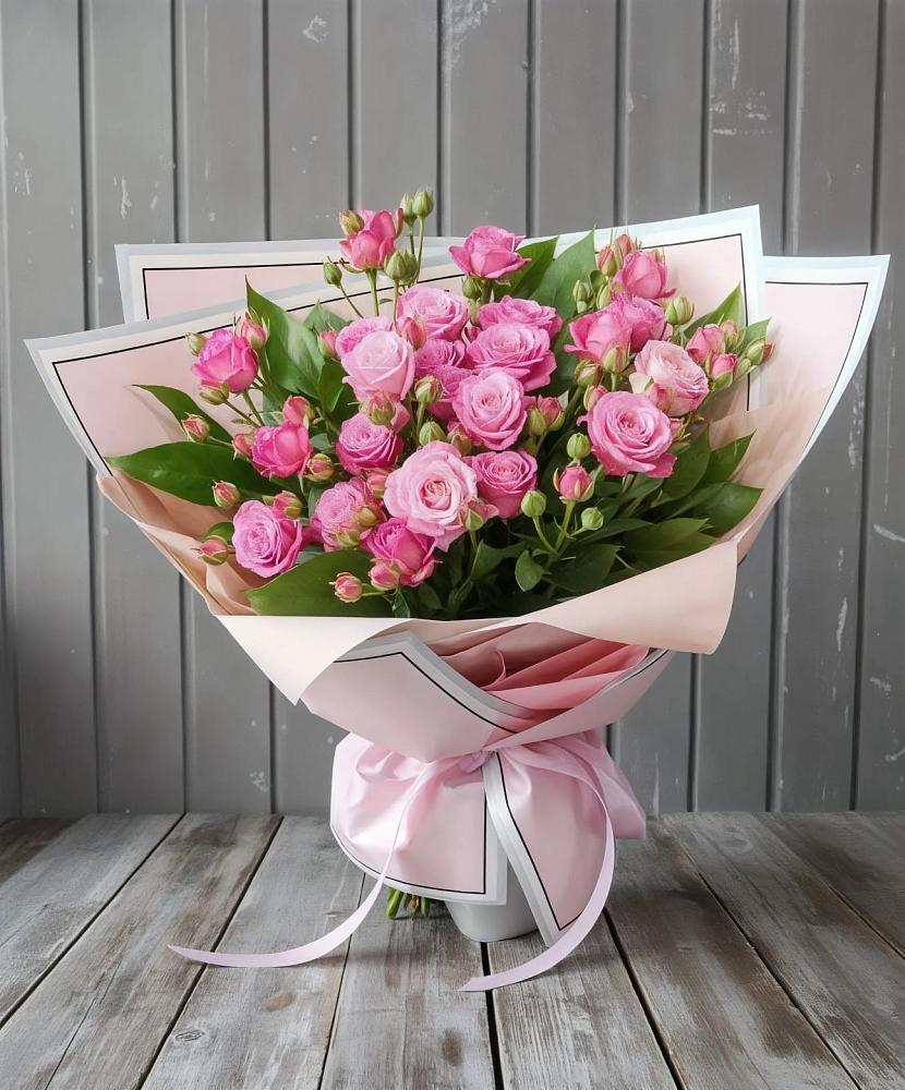 Букет Розовый кустик в Поселок имени Степана Разина