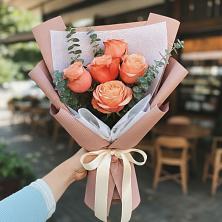 Букет цветов из:  Розы в Поселок имени Степана Разина