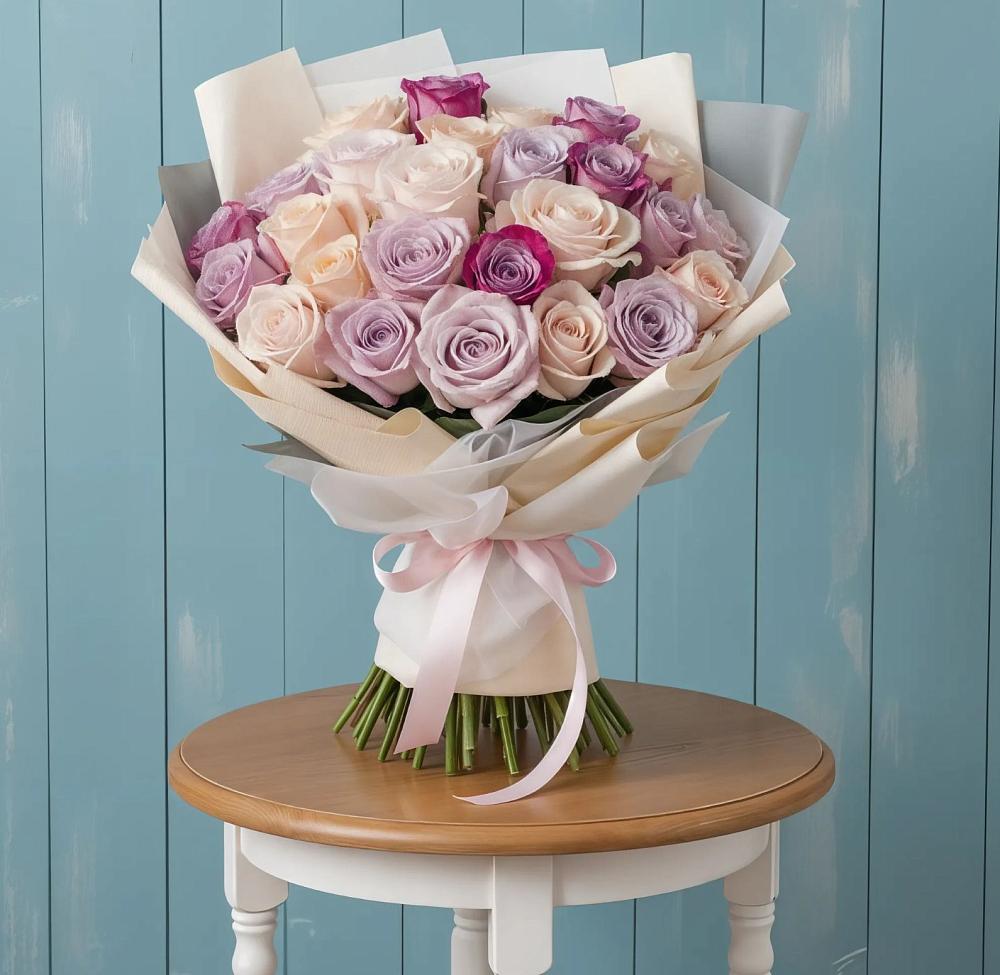 Букет цветов из: Розы в Поселок имени Степана Разина