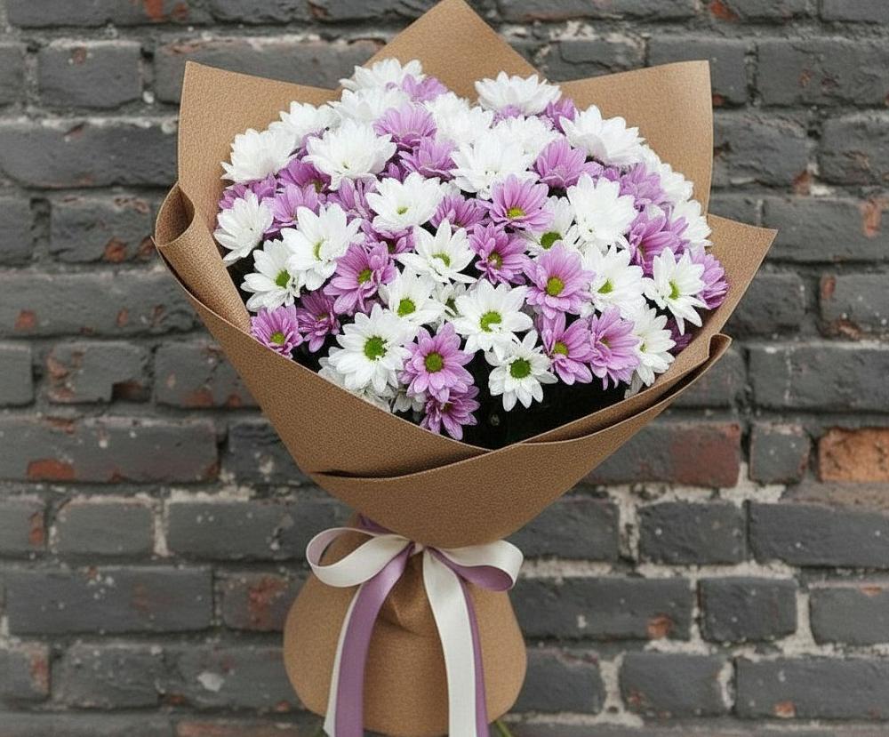 Букет цветов из: Хризантемы в Поселок имени Степана Разина