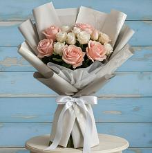 Букет цветов из:  Розы #REPLACE_PRED# Поселок имени Степана Разина