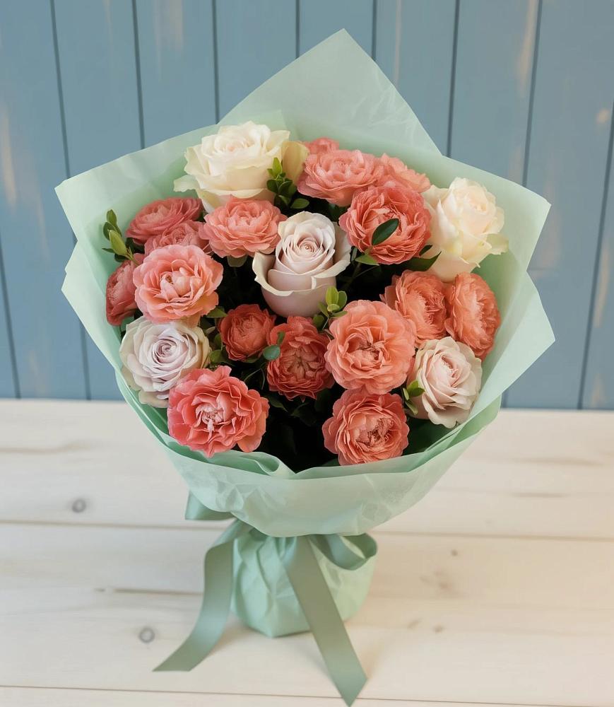 Букет цветов из: Розы в Поселок имени Степана Разина