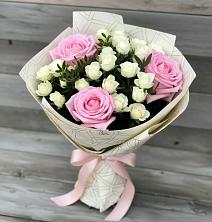 Букет цветов из:  Розы в Поселок имени Степана Разина