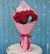 Букет цветов из:  Розы в Поселок имени Степана Разина