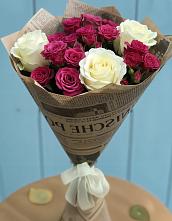 Букет цветов из:  Розы #REPLACE_PRED# Поселок имени Степана Разина