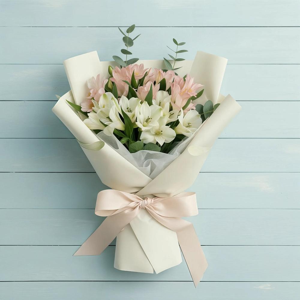 Букет цветов из: Альстромерии в Поселок имени Степана Разина