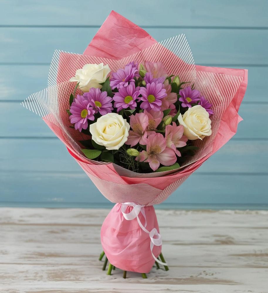 Букет цветов из: Герберы в Поселок имени Степана Разина