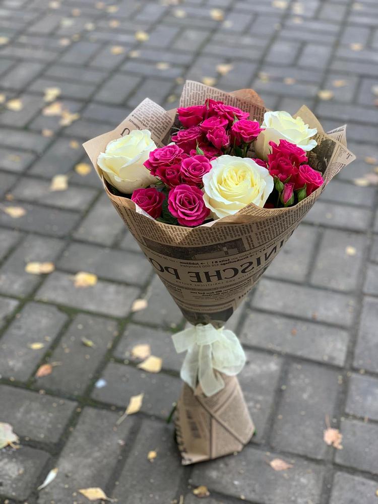 Букет цветов из: Розы в Поселок имени Степана Разина