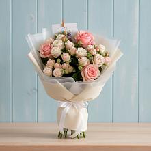 Букет цветов из:  Розы в Поселок имени Степана Разина