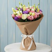 Букет цветов из:  Лизиантусы в Поселок имени Степана Разина