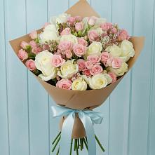 Букет цветов из:  Розы #REPLACE_PRED# Поселок имени Степана Разина